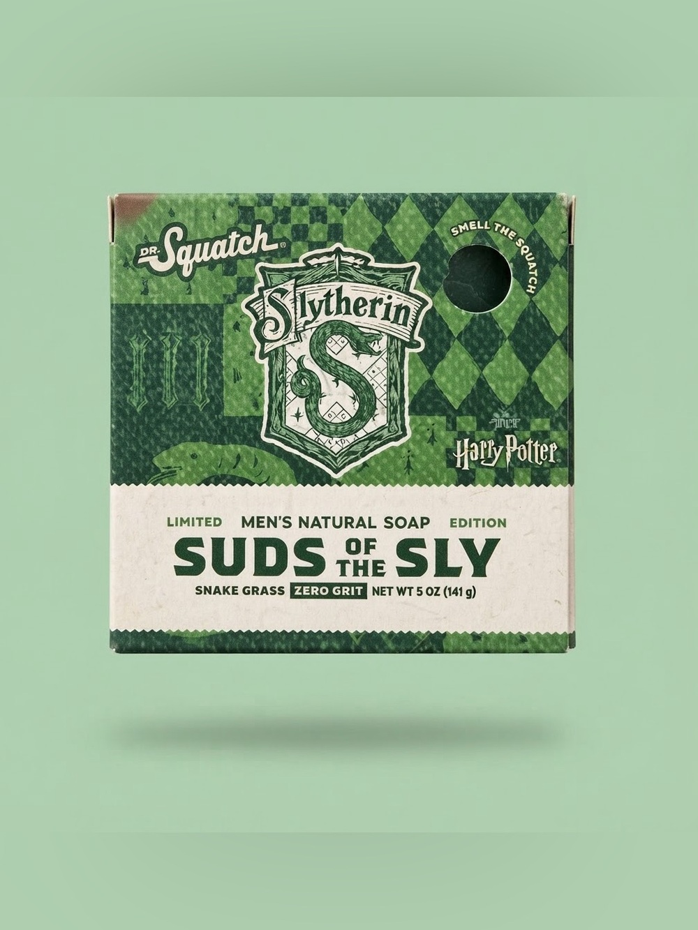 Dr. Squatch Harry Potter Soap - Suds of the Sly (Slytherin) Limited Edition NIB